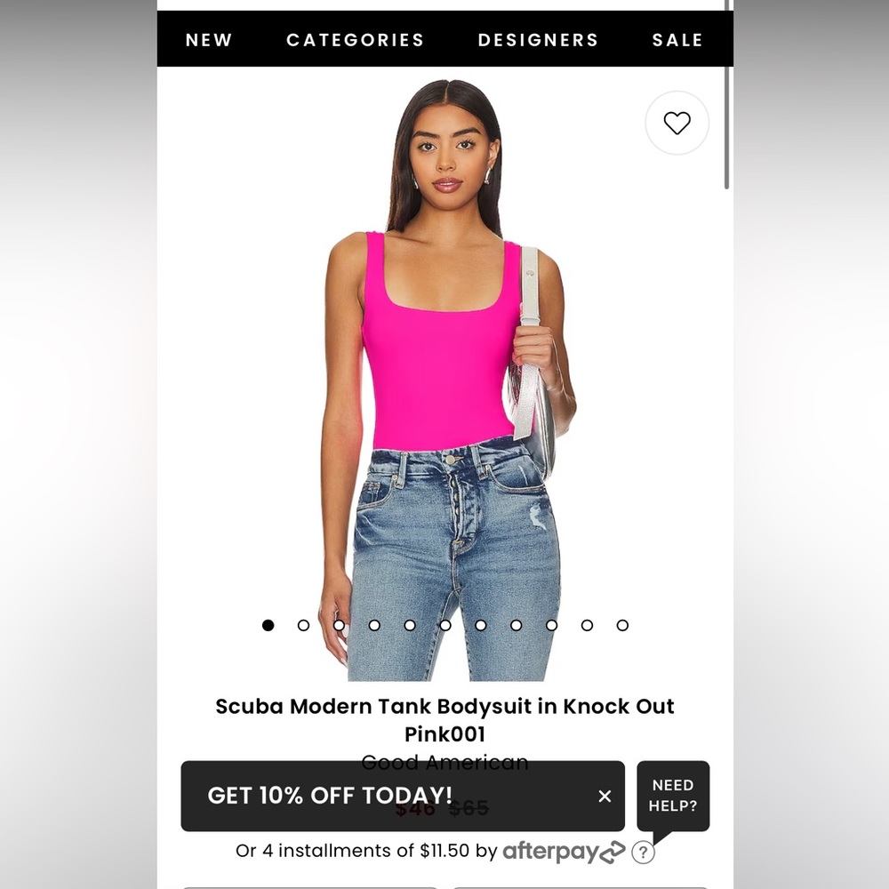 SKIMS brand new hot pink body suit. Never worn or washed